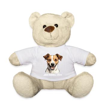 Chien Jack Russell - Nounours - blanc - Devant