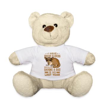 Australia Marsupial Wildlife Animal Lover Sugar - Teddy Bear - white - Front