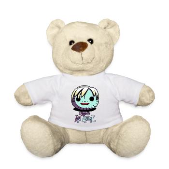 Cartoon Manga Kreatur, Ich sollte ein Anime sein - Teddy - Weiß - Vorne