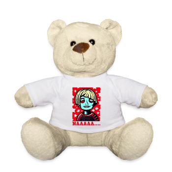 Personnage d’anime de dessin animé manga : étourdi et non - Nounours - blanc - Devant