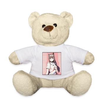 Weebs lieben Anime Mädchen - Teddy - Weiß - Vorne
