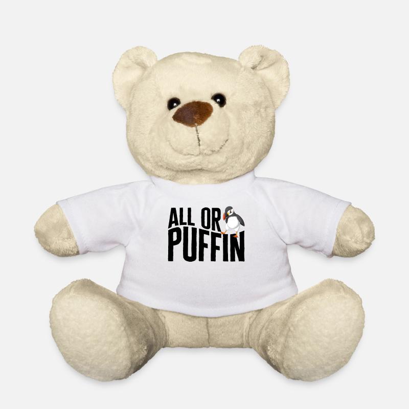 Papageientaucher-Hemd, alle oder Papageientaucher-T-Shirt, Gruppe von Marinesoldaten - Teddy - Weiß