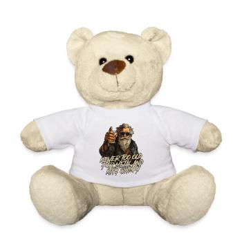 Never too old for Metal and Malt whisky Rocker - Teddy - Weiß - Vorne