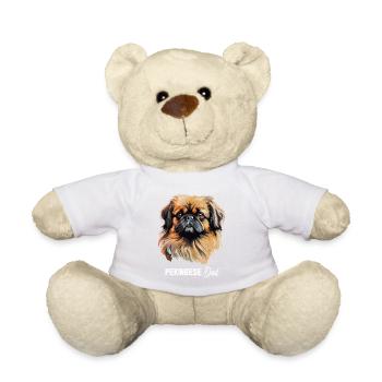Pekingese - Teddy Bear - white - Front