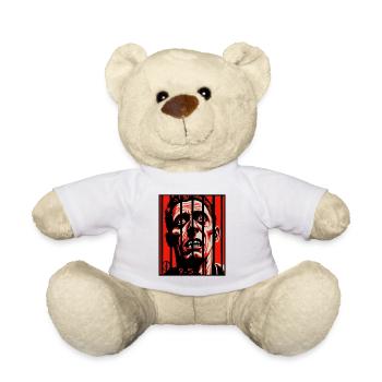 Working from 9 to 5, always work is like prison - Teddy Bear - white - Front