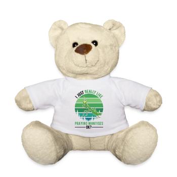 Mante religieuse cadeau Mante Mante Mante - Nounours - blanc - Devant