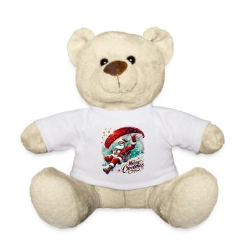 Merry Christmas Weihnachten Weihnachtsmann - Teddy - Weiß - Vorne