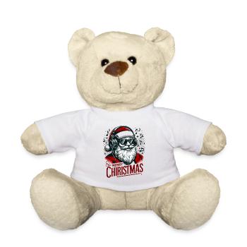 Merry Christmas Weihnachten Weihnachtsmann - Teddy - Weiß - Vorne