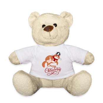 Meowy Christmas - Teddy - Weiß - Vorne