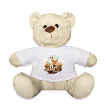 Shiba Inu - Nounours - blanc - Devant