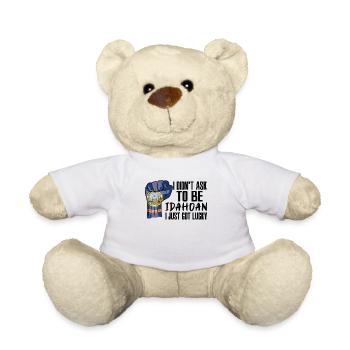 Idahoan American US Patriot USA Grown Idaho Flag - Teddy Bear - white - Front
