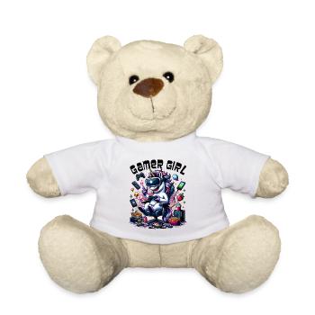 Gamer Girl Gaming & Gamer Femmes & Filles - Nounours - blanc - Devant