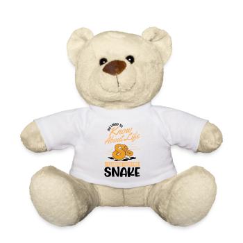 Propriétaire de serpent Snake Lover - Nounours - blanc - Devant