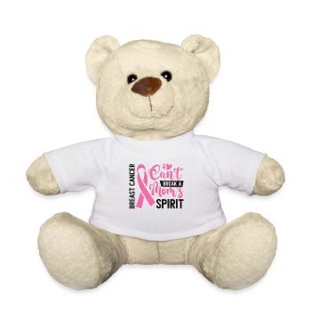 Artikel zum Brustkrebsmonat Überlebende des - Teddy - Weiß - Vorne