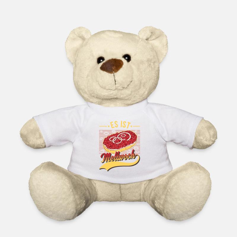 Es ist Mettwoch Mettbrötchen Mett Hackepeter - Teddy - Weiß
