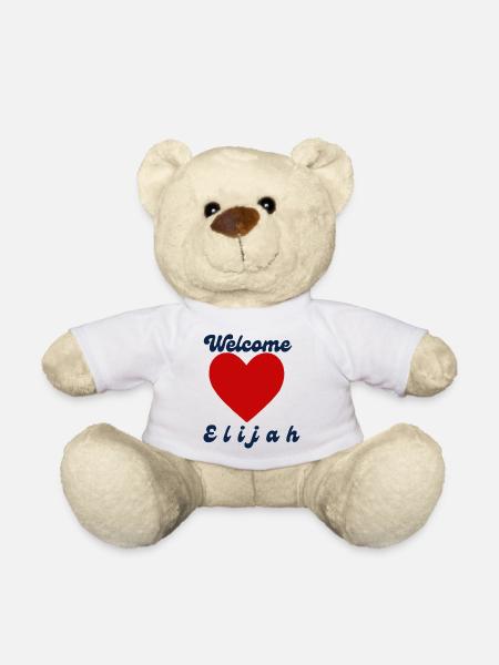 Elijah willkommen - Teddy - Weiß