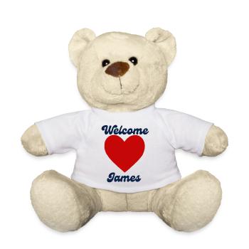 James willkommen - Teddy - Weiß - Vorne