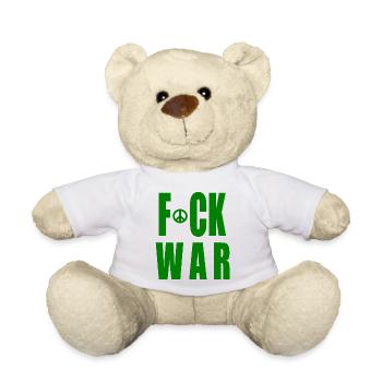 Fuck war - Teddy - Weiß - Vorne