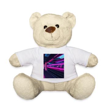 Tokyo Train Station - Teddy Bear - white - Front