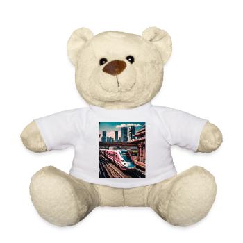 Zug Tokio Japan - Teddy - Weiß - Vorne