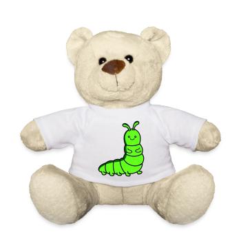 raupe - Teddy - Weiß - Vorne