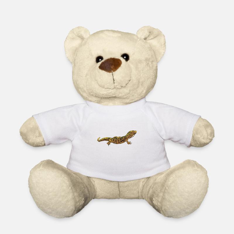 Zeichnung - Leopardgecko - Teddy - Weiß
