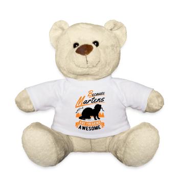 Because Martens are freaking awesome Marder - Teddy - Weiß - Vorne