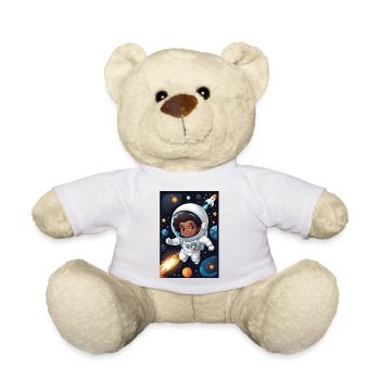 Enfant de l’espace avec combinaison d’astronaute - Nounours - blanc - Devant