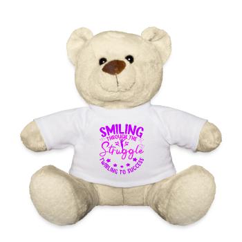 Bâton Twirling Twirling Vers Le Succès Bâton Cadeaux - Nounours - blanc - Devant