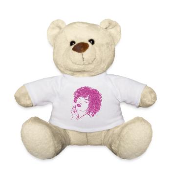 Déclaration forte carrément cool - Nounours - blanc - Devant