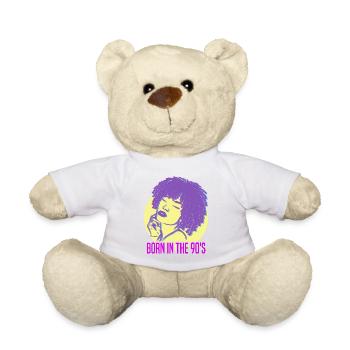 90s Birth Anniversary Icon Style-Conscious Cool - Teddy Bear - white - Front