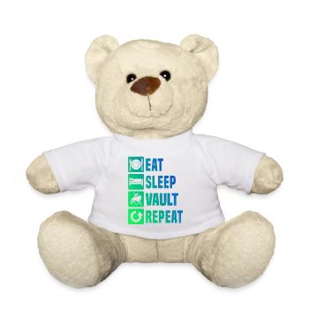 Damen Körperbeherrschung Teamvoltigieren - Teddy - Weiß - Vorne
