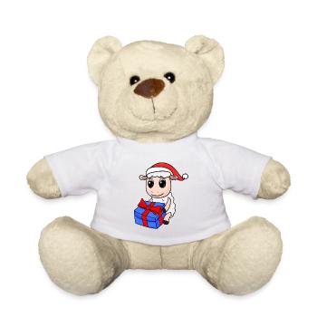 Noël de mouton - Nounours - blanc - Devant