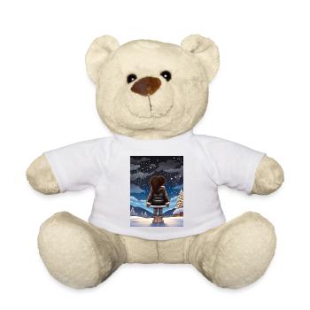 Winterträume unter Sternenhimmel - Teddy - Weiß - Vorne
