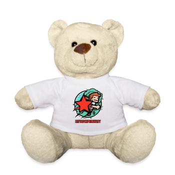 Lass uns der Realität mit Gaming entfliehen - Teddy - Weiß - Vorne