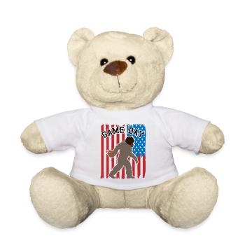 Bigfoot Patriot USA Flagge Hingucker - Teddy - Weiß - Vorne