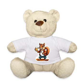 Eichhörnchen / Tier / Nagetier / Waldtier / Comic - Teddy - Weiß - Vorne