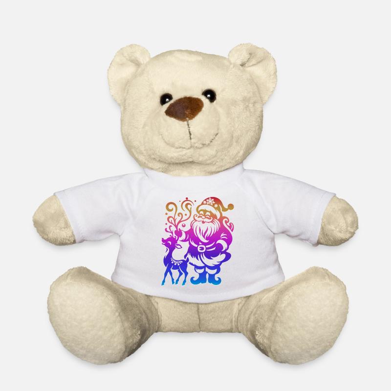 Weihnachten Weihnachten Weihnachtsmann freche Feiertage Winter - Teddy - Weiß