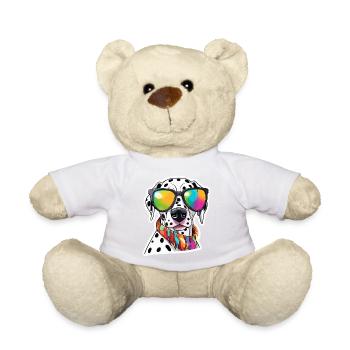 Dalmatian / Dog / Animal / Pet / Barking - Teddy Bear - white - Front