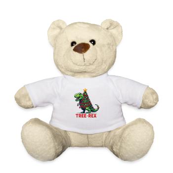 Tree-Rex Drôle Dinosaure Jeu De Mots T-Rex - Nounours - blanc - Devant
