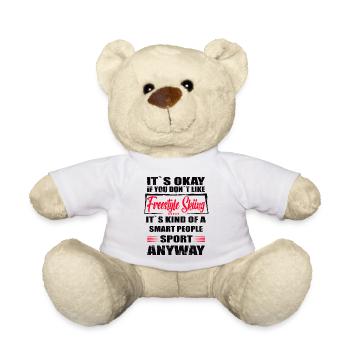 Ce n’est pas grave si vous n’aimez pas le ski acrobatique - Nounours - blanc - Devant