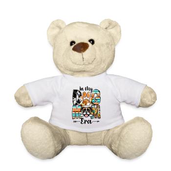 Boxer Dog In My Dog Mom Era Fur Baby Mothers Day - Teddy Bear - white - Front