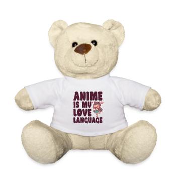 Mignon Manga Japonais Femmes Filles Cadeau Otaku Kawaii - Nounours - blanc - Devant