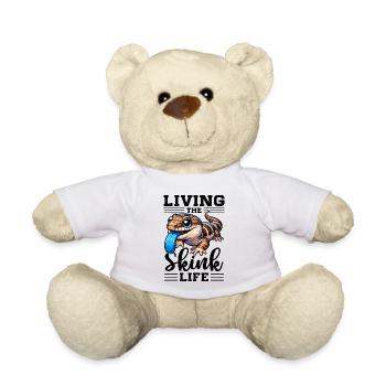 Lizard Collector Reptile Lover - Teddy Bear - white - Front