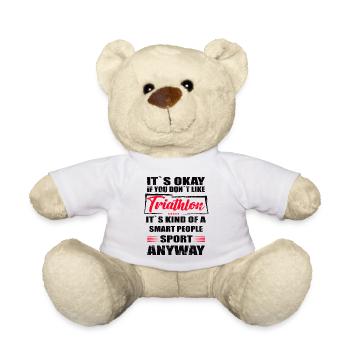 Ce n’est pas grave si vous n’aimez pas le triathlon - Nounours - blanc - Devant