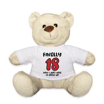 Officiellement adulte - et maintenant ? - Nounours - blanc - Devant