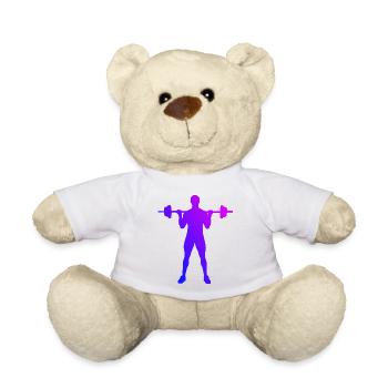 Krafttraining Ausdauertraining Cardio Damen - Teddy - Weiß - Vorne