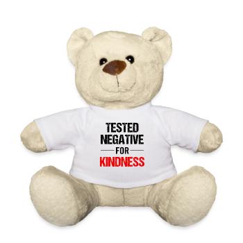 Kindness - warmth of heart - Teddy Bear - white - Front