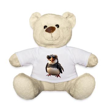 Pinguin Sonnenbrille Geschenk Ich Liebe Pinguine - Teddy - Weiß - Vorne