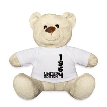 60e anniversaire 1964 année de naissance édition limitée - Nounours - blanc - Devant